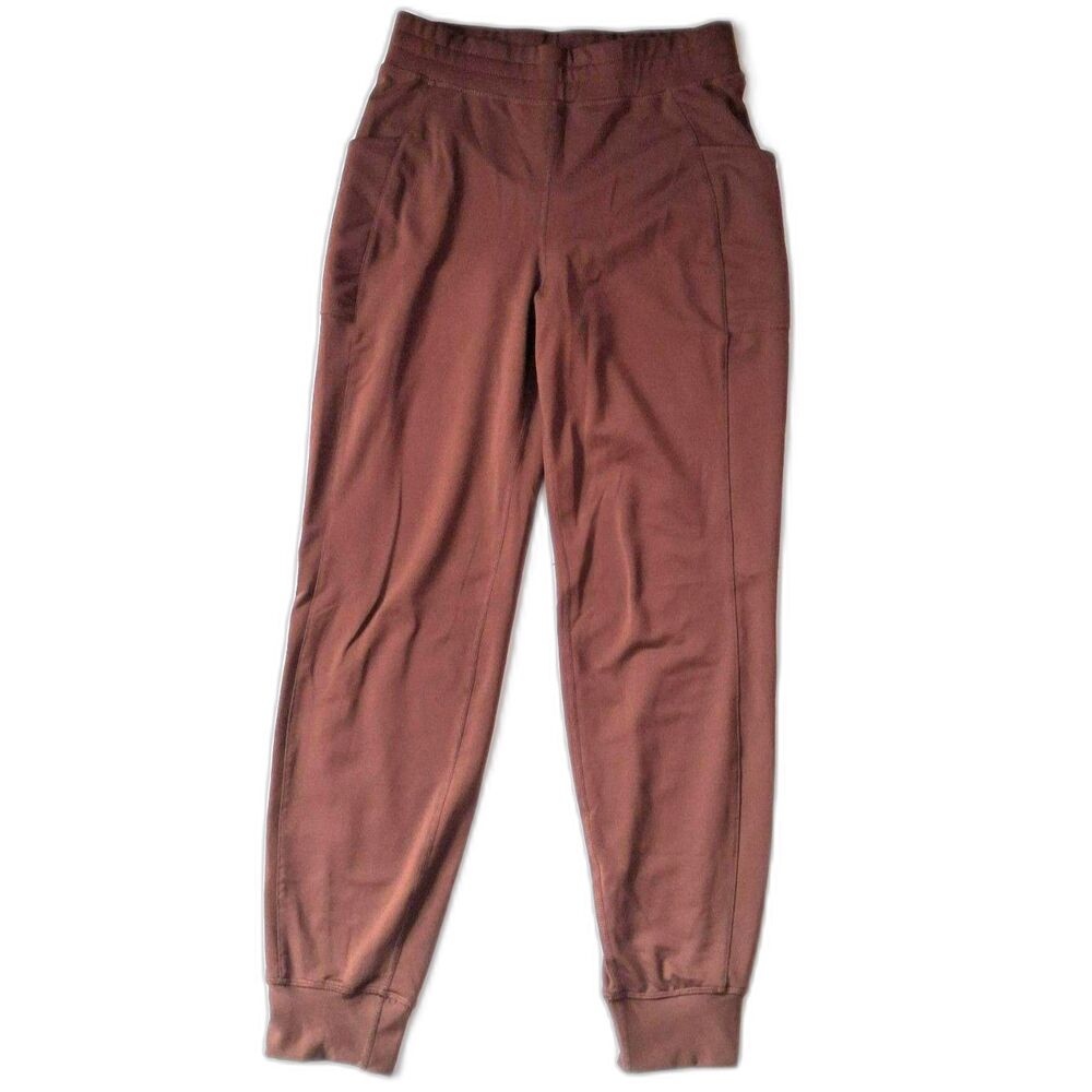 Fabletics Chocolate Brown Cargo Athletic Jogger Pants Womens Size XS Gorpcore